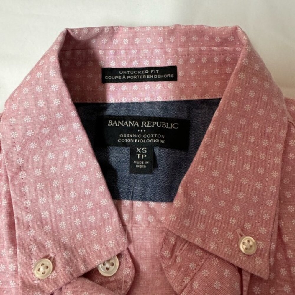 Banana Republic Organic Cotton Button Down Shirt XS - Picture 3 of 4